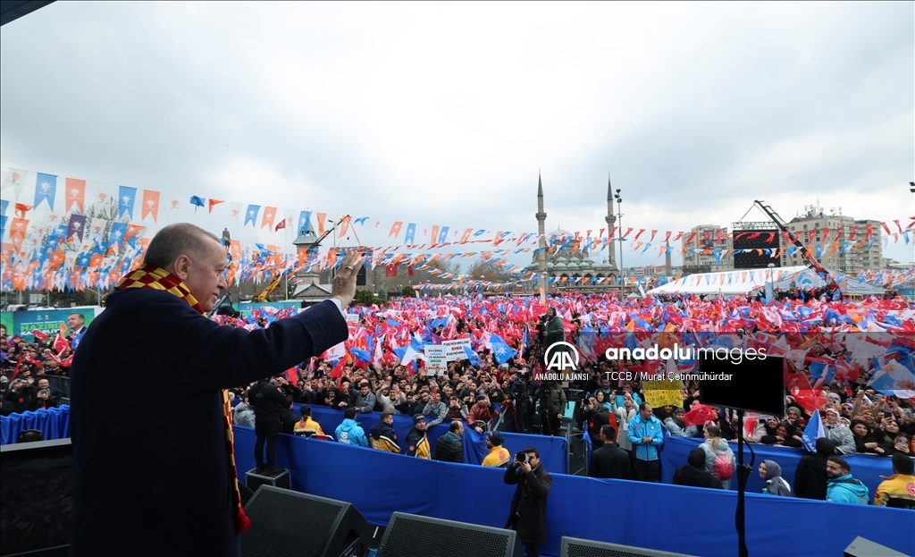 Cumhurbaşkanı ve AK Parti Genel Başkanı Erdoğan, Kayseri’de