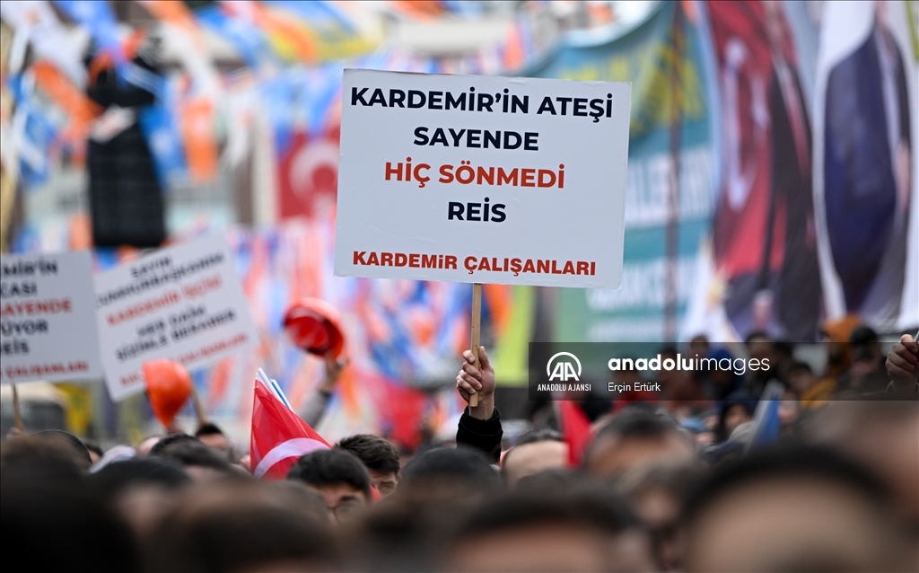 Cumhurbaşkanı ve AK Parti Genel Başkanı Erdoğan, Karabük'te