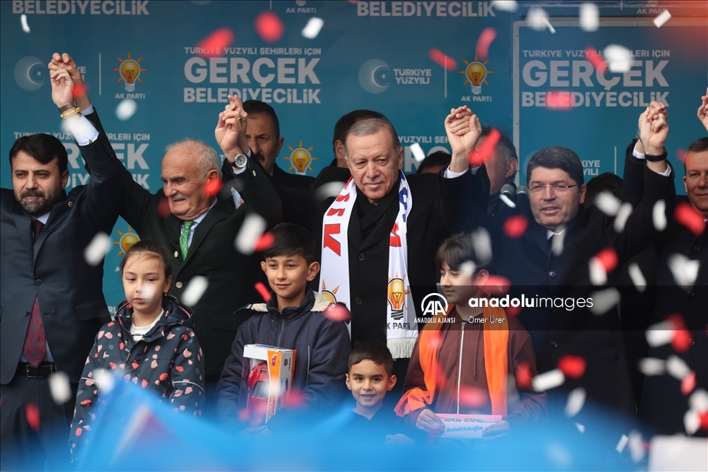 Cumhurbaşkanı ve AK Parti Genel Başkanı Erdoğan, Karabük'te