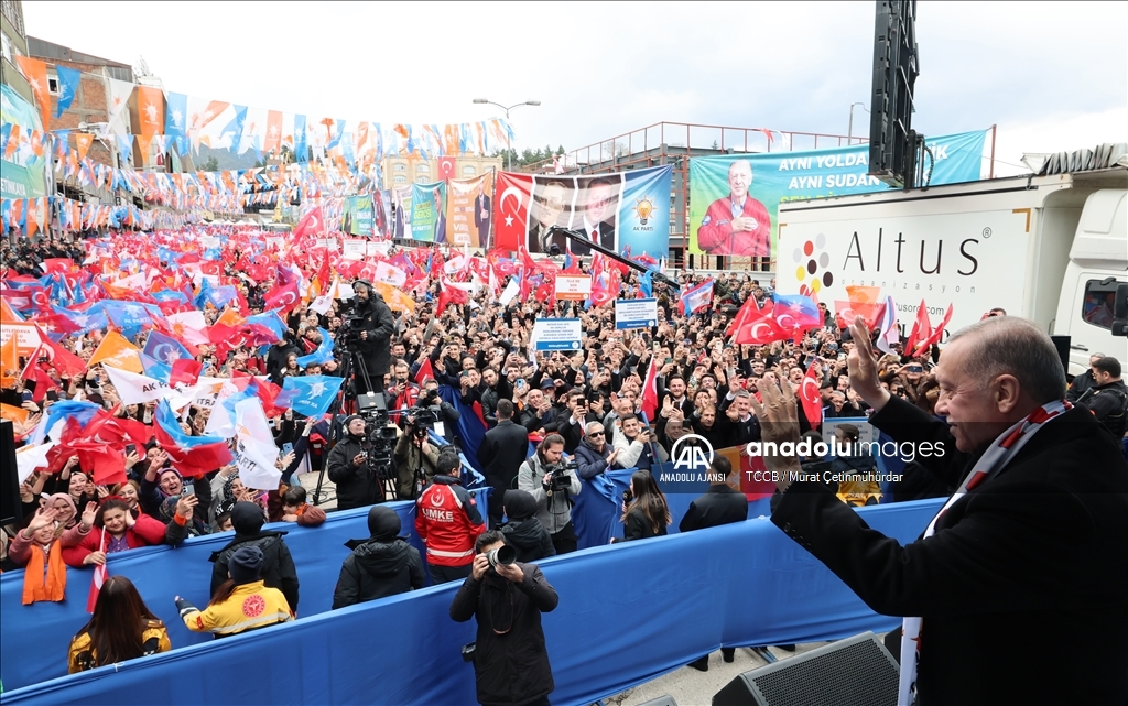 Cumhurbaşkanı ve AK Parti Genel Başkanı Erdoğan, Karabük'te