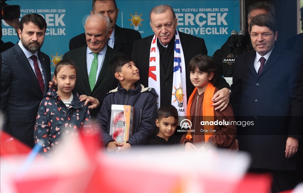 Cumhurbaşkanı ve AK Parti Genel Başkanı Erdoğan, Karabük'te