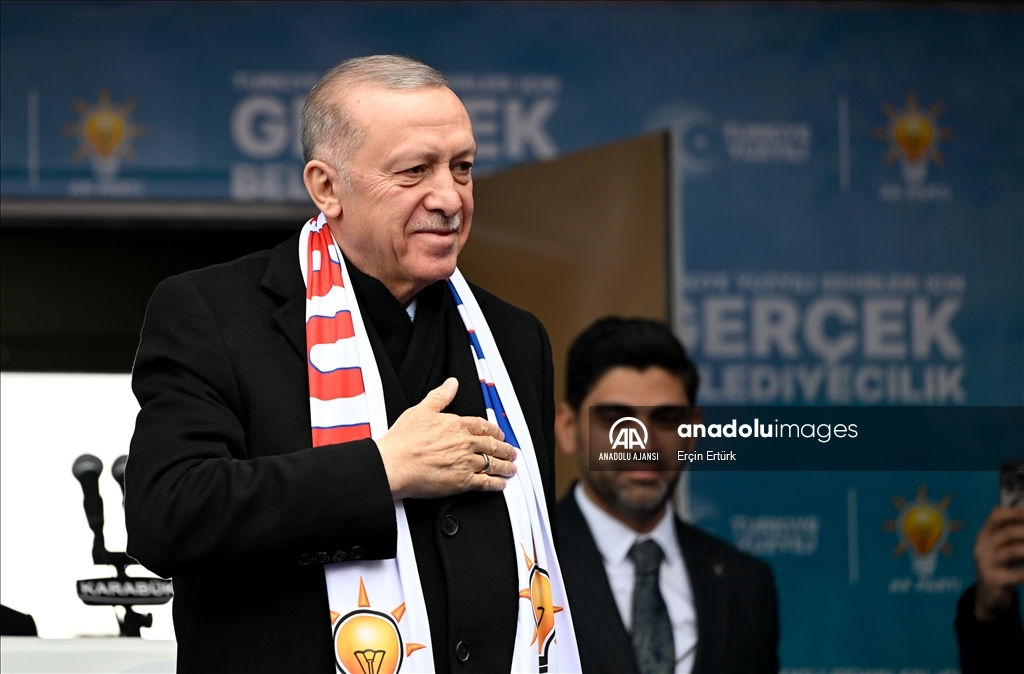 Cumhurbaşkanı ve AK Parti Genel Başkanı Erdoğan, Karabük'te