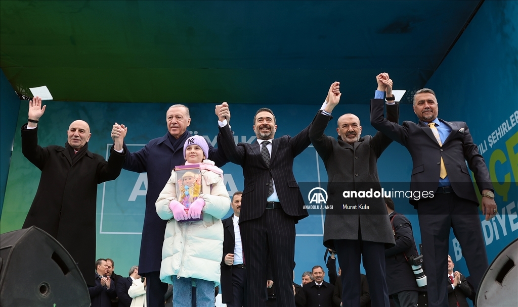 Cumhurbaşkanı ve AK Parti Genel Başkanı Erdoğan, Büyük Ankara Mitingi'ne katıldı