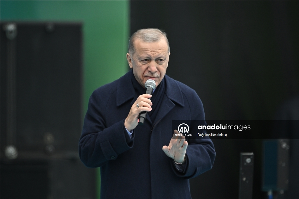 Cumhurbaşkanı ve AK Parti Genel Başkanı Erdoğan, Büyük Ankara Mitingi'ne katıldı