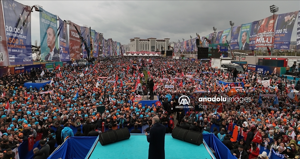 Cumhurbaşkanı ve AK Parti Genel Başkanı Erdoğan, Büyük Ankara Mitingi'ne katıldı