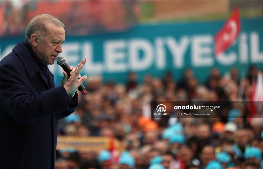 Cumhurbaşkanı ve AK Parti Genel Başkanı Erdoğan, "Büyük Ankara Mitingi"ne katıldı