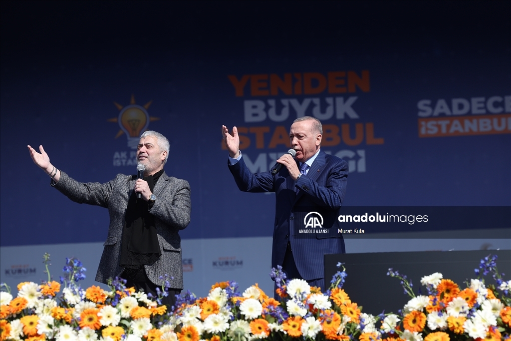 AK Parti’nin “Yeniden Büyük İstanbul Mitingi”