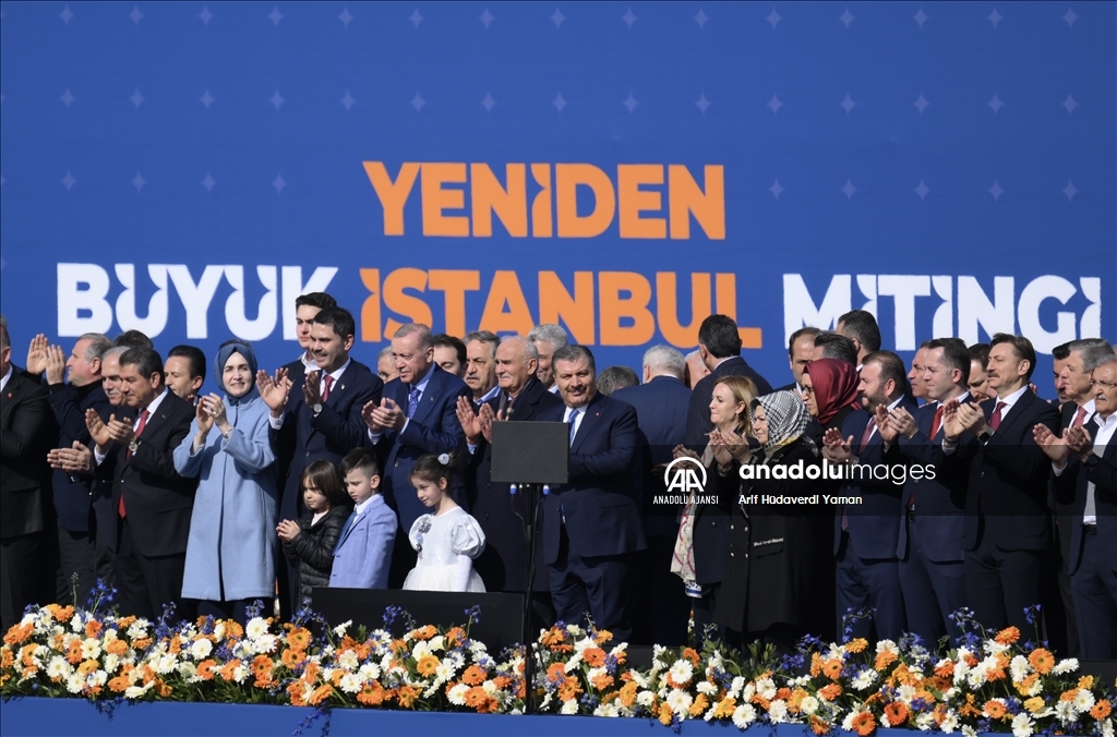 AK Parti’nin “Yeniden Büyük İstanbul Mitingi”