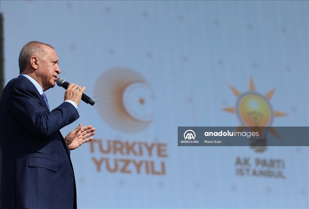AK Parti’nin “Yeniden Büyük İstanbul Mitingi”
