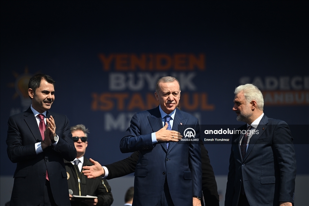 AK Parti’nin “Yeniden Büyük İstanbul Mitingi”