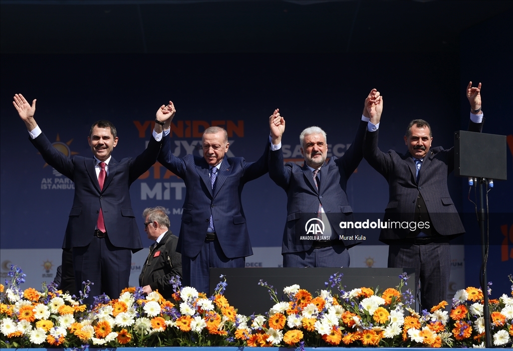 AK Parti’nin “Yeniden Büyük İstanbul Mitingi”