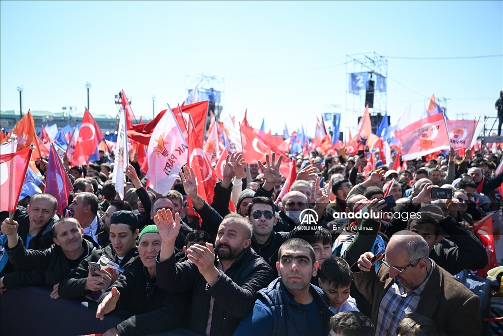AK Parti’nin “Yeniden Büyük İstanbul Mitingi”