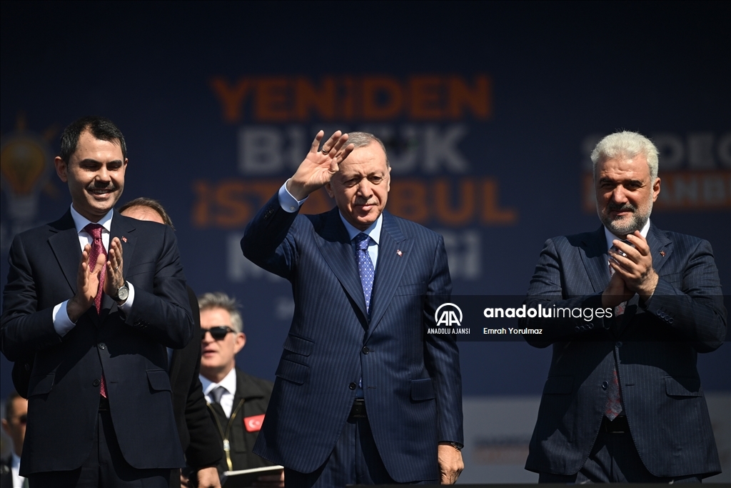AK Parti’nin “Yeniden Büyük İstanbul Mitingi”