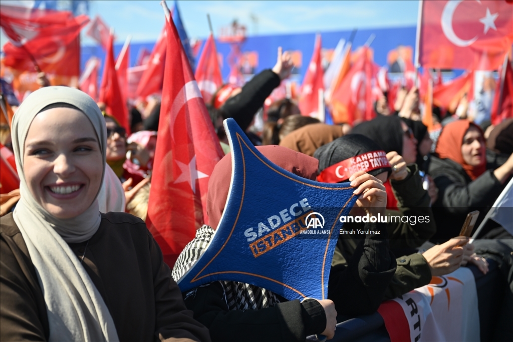 AK Parti’nin “Yeniden Büyük İstanbul Mitingi”
