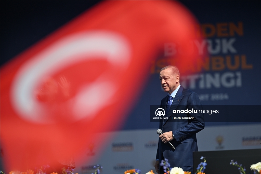 AK Parti’nin “Yeniden Büyük İstanbul Mitingi”