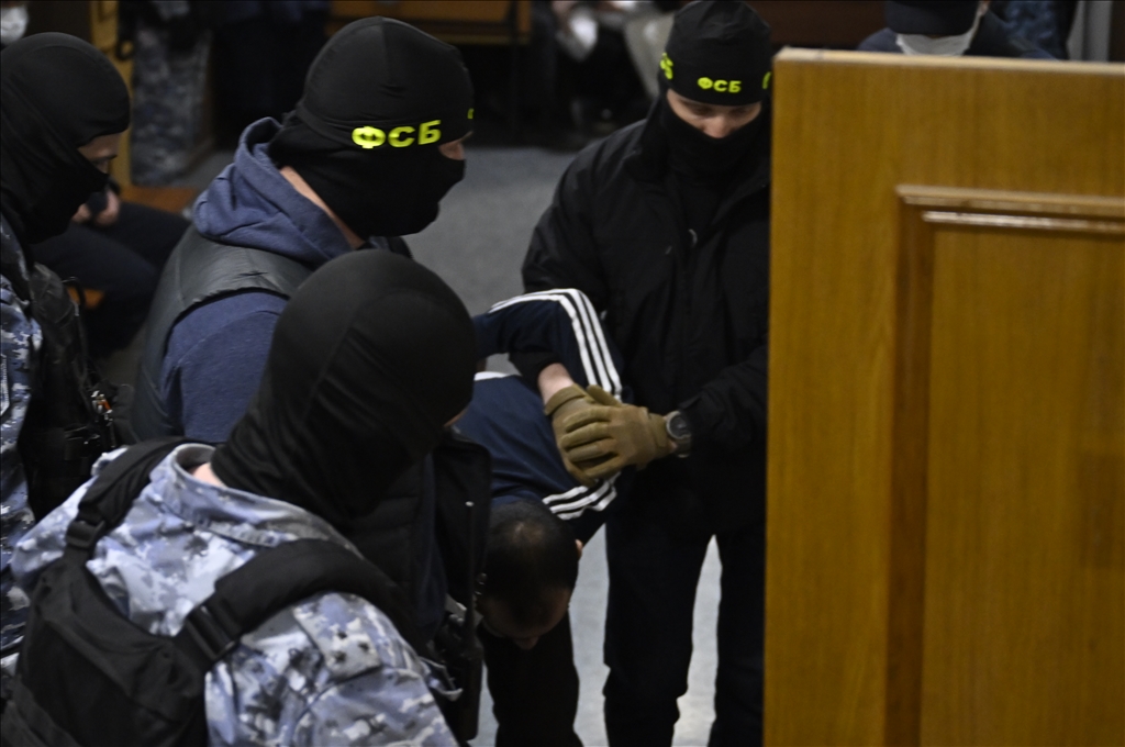 Подозреваемые в исполнении теракта в концертном зале «Крокус сити холл» в Подмосковье предстали перед судом