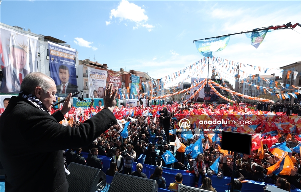 Cumhurbaşkanı ve AK Parti Genel Başkanı Erdoğan, Aksaray'da