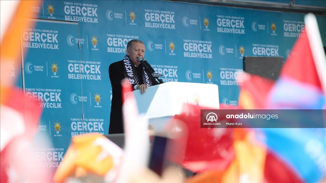 Cumhurbaşkanı ve AK Parti Genel Başkanı Erdoğan, Aksaray'da