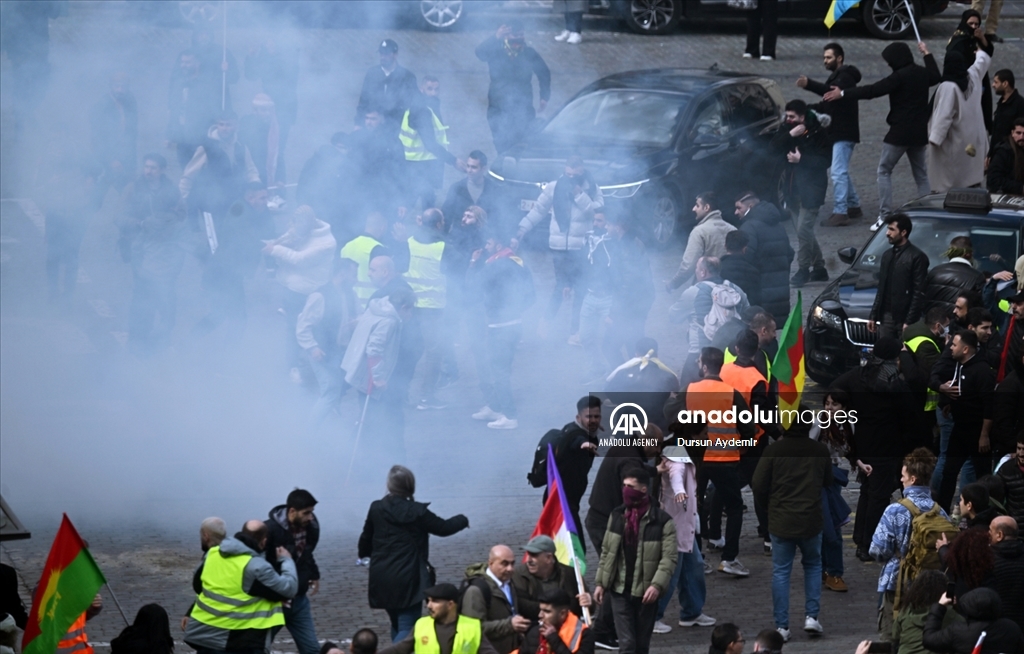Сторонники РКК совершили беспорядки перед зданием Европарламента в Брюсселе