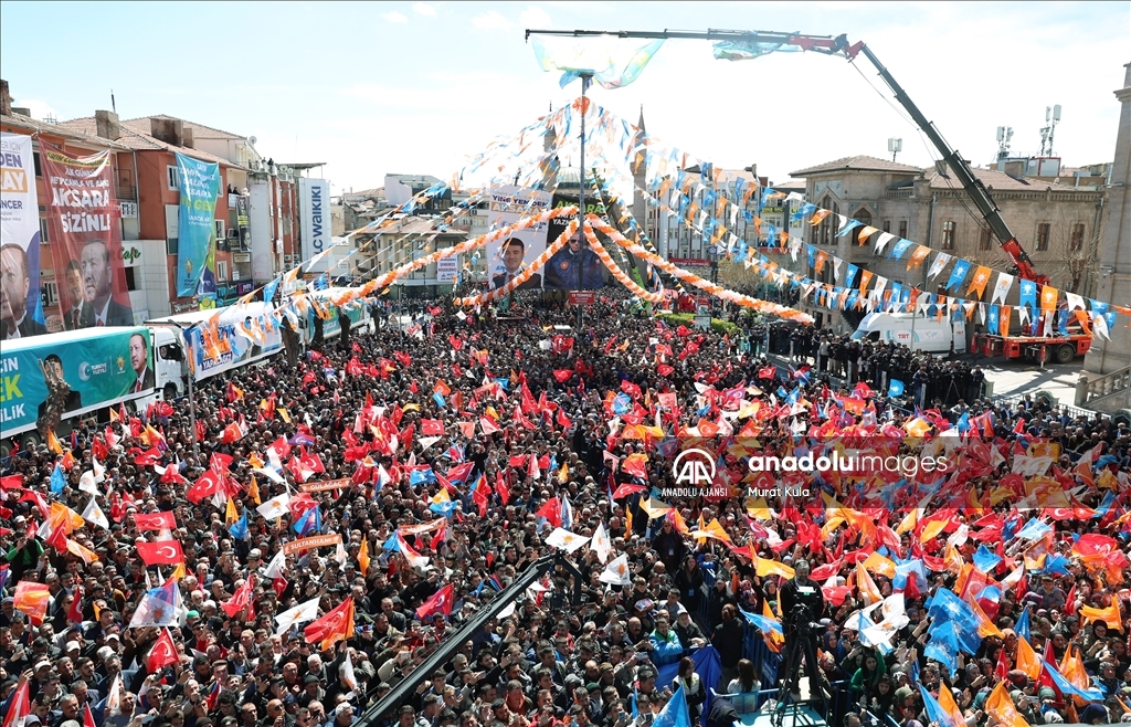 Cumhurbaşkanı ve AK Parti Genel Başkanı Erdoğan, Aksaray'da