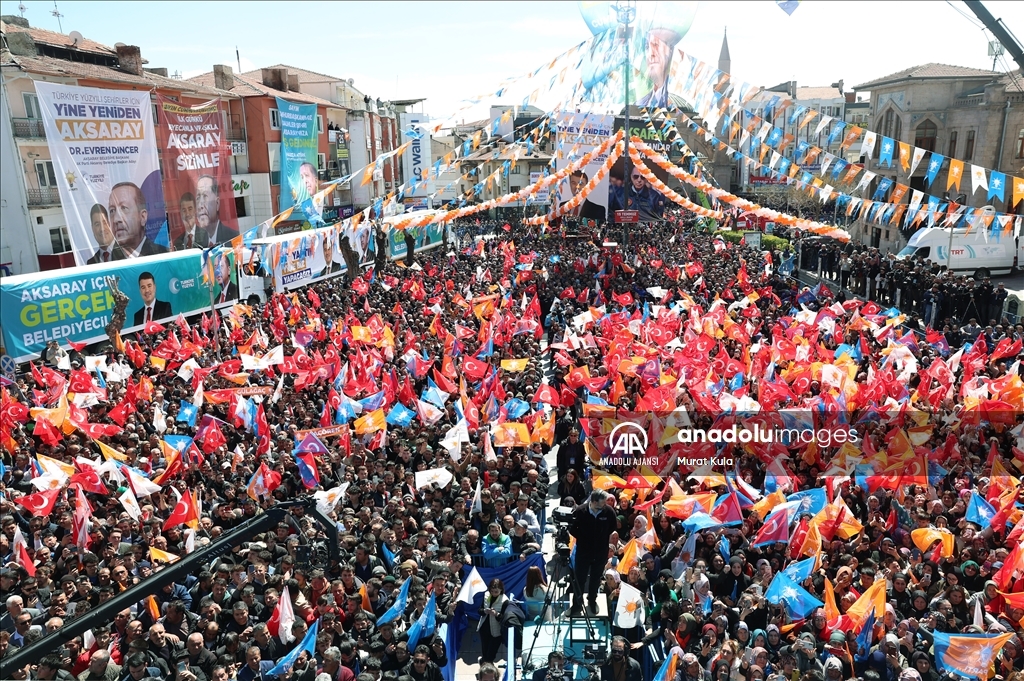 Cumhurbaşkanı ve AK Parti Genel Başkanı Erdoğan, Aksaray'da
