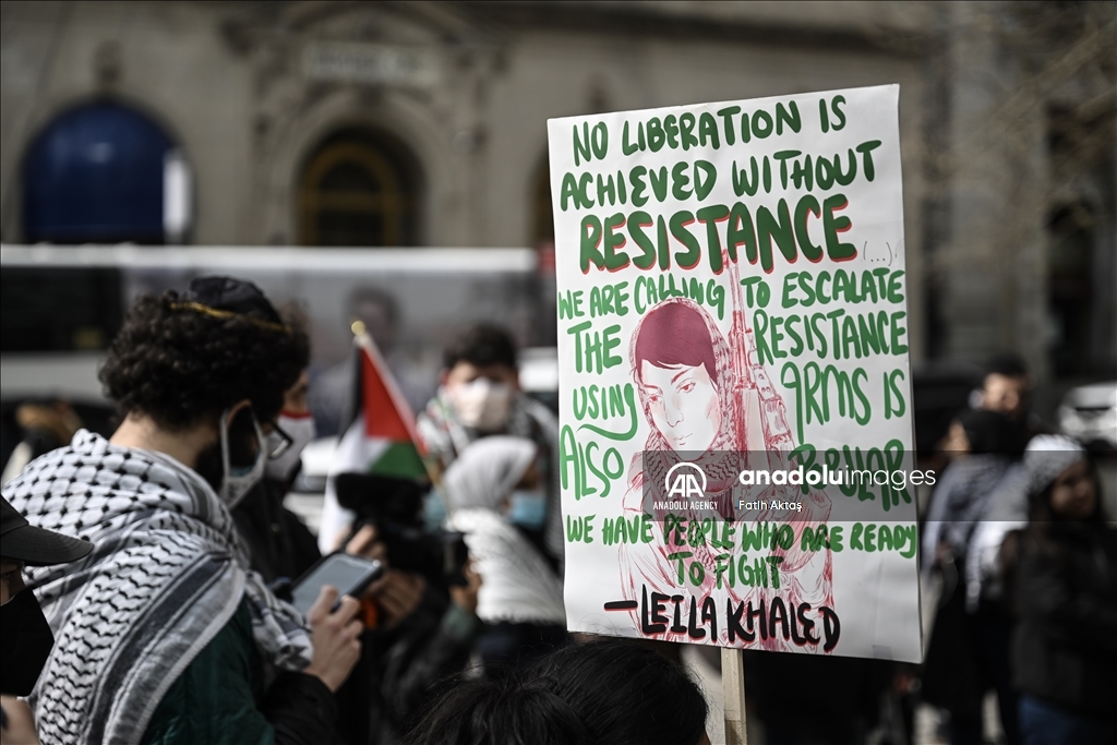 В Нью-Йорке прошла акция в поддержку Палестины