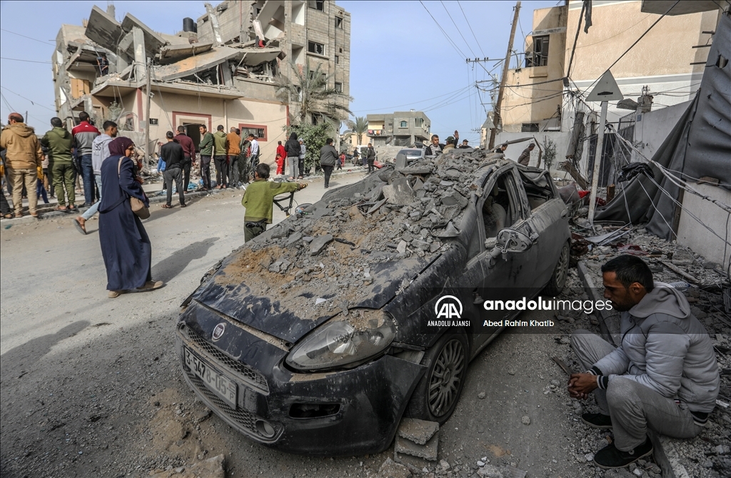 İsrail ordusunun Refah kentine yönelik saldırıları sürüyor