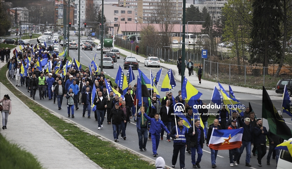 Protest rudara u Sarajevu: Bojimo se da se ne ponovi februar 2014. godine