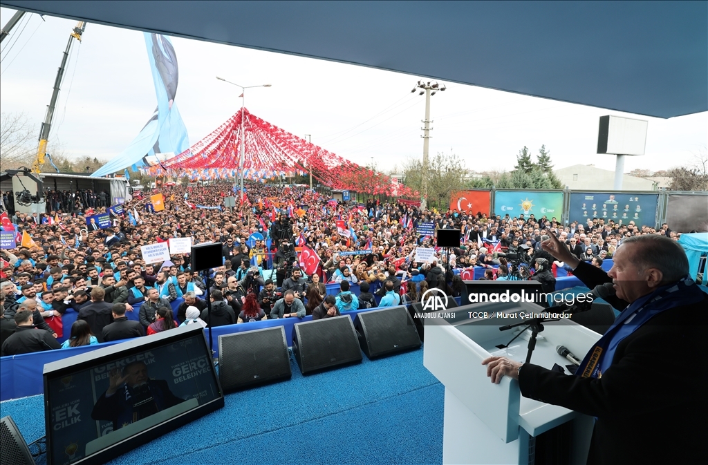 Cumhurbaşkanı ve AK Parti Genel Başkanı Erdoğan, Diyarbakır’da