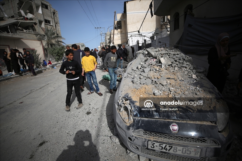 İsrail ordusunun Refah kentine yönelik saldırıları sürüyor