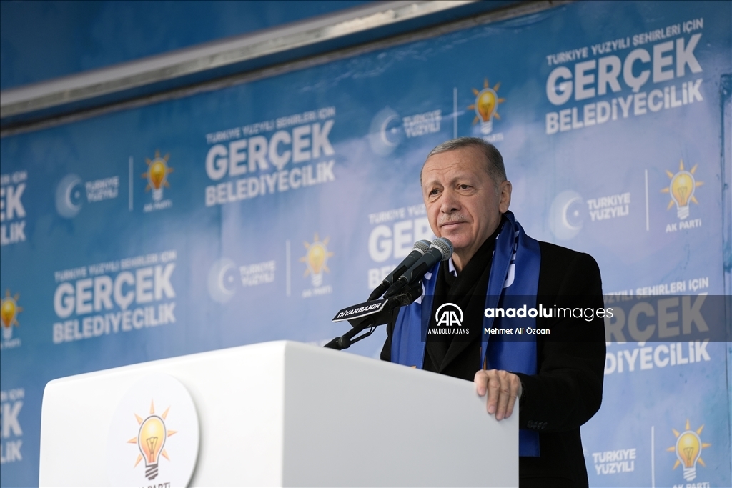 Cumhurbaşkanı ve AK Parti Genel Başkanı Erdoğan, Diyarbakır’da