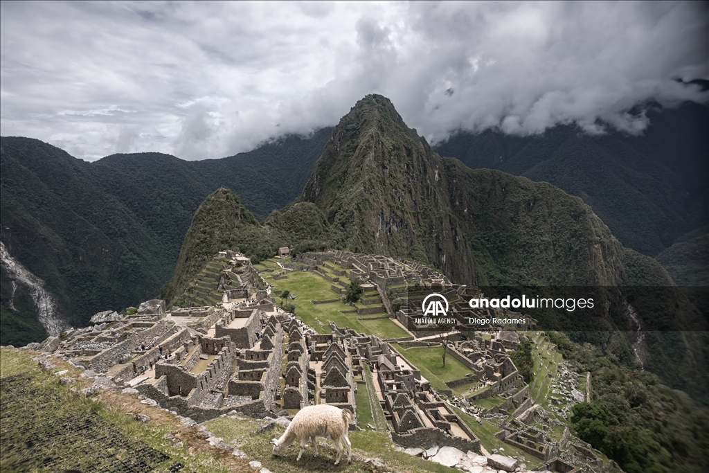 Древний город инков Мачу-Пикчу в Перу