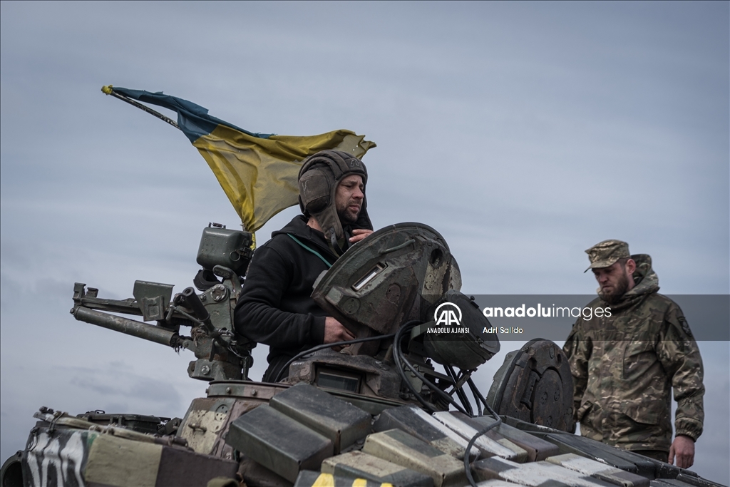 Ukrayna ordusu Harkiv'de askeri eğitimlerini sürdürüyor