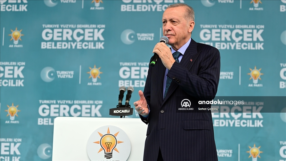 Cumhurbaşkanı ve AK Parti Genel Başkanı Erdoğan, Kocaeli’de