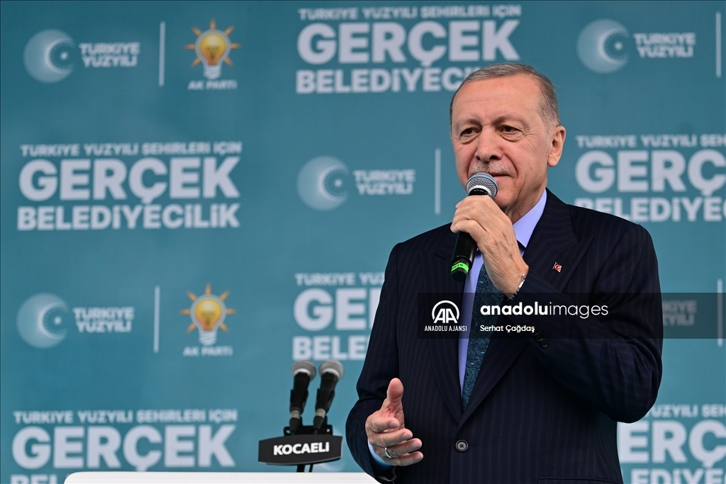 Cumhurbaşkanı ve AK Parti Genel Başkanı Erdoğan, Kocaeli’de