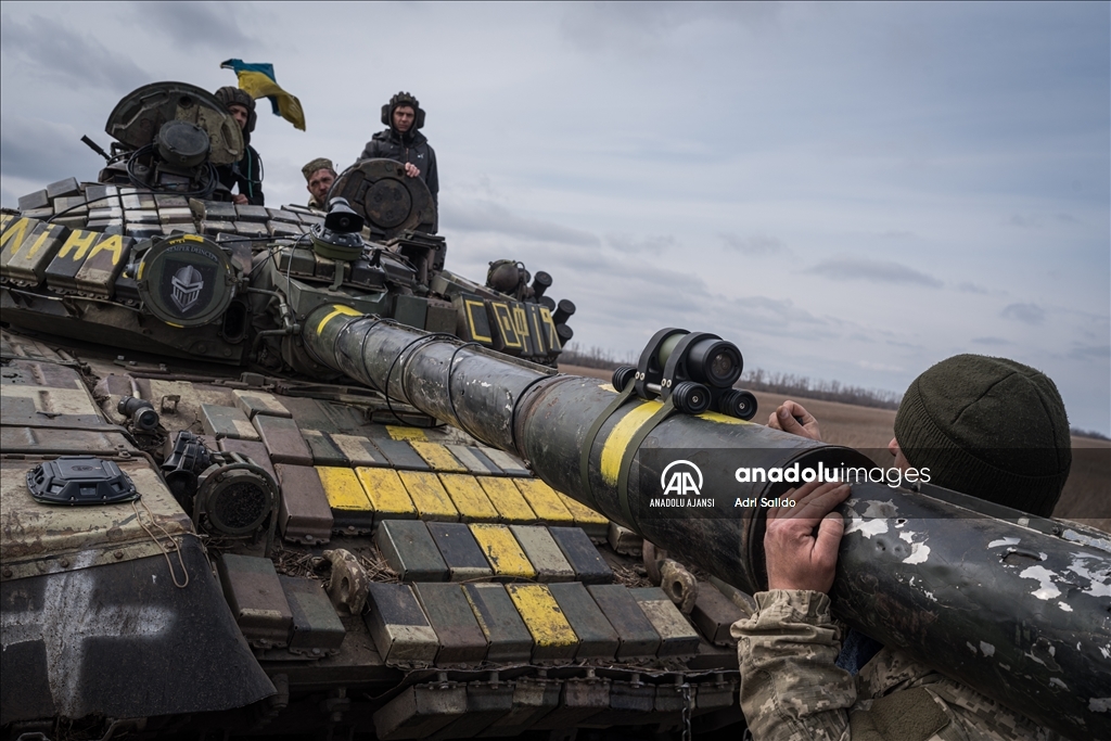 Ukrayna ordusu Harkiv'de askeri eğitimlerini sürdürüyor