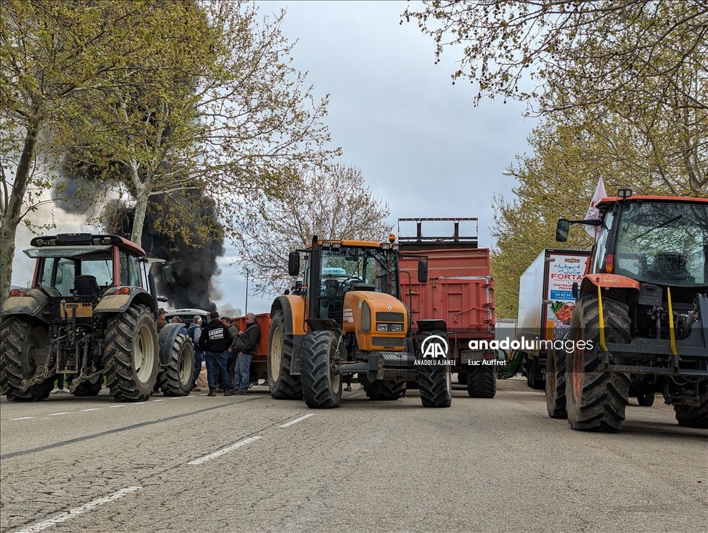 Fransa'da çiftçiler, hükümetin tarım krizinin çözümüne yönelik adımlarını yeterli bulmuyor