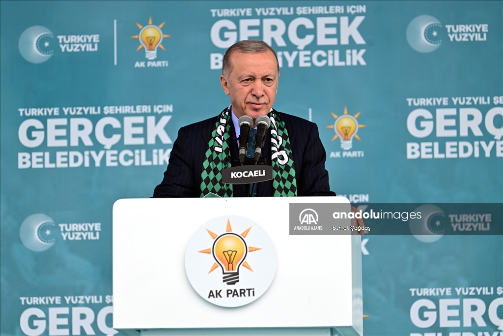 Cumhurbaşkanı ve AK Parti Genel Başkanı Erdoğan, Kocaeli’de