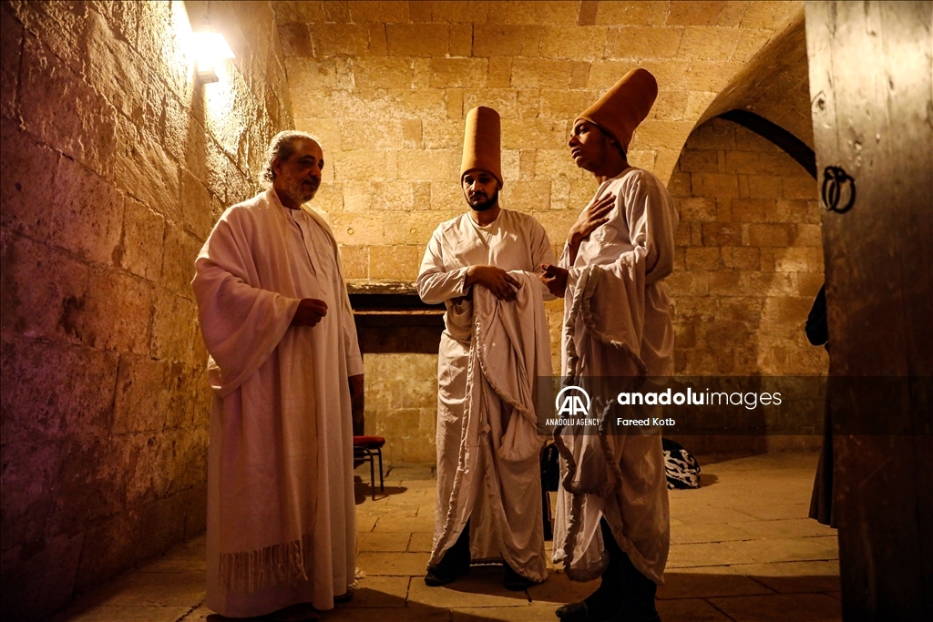 Sufis of Mevlevi order perform hymns in Cairo