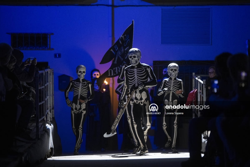 Фестивалот „Танц на смртта“ беше прославен во регионот Жирона во Шпанија