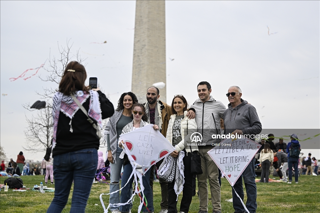 Washington'da Ulusal Kiraz Çiçeği Uçurtma Festivali 