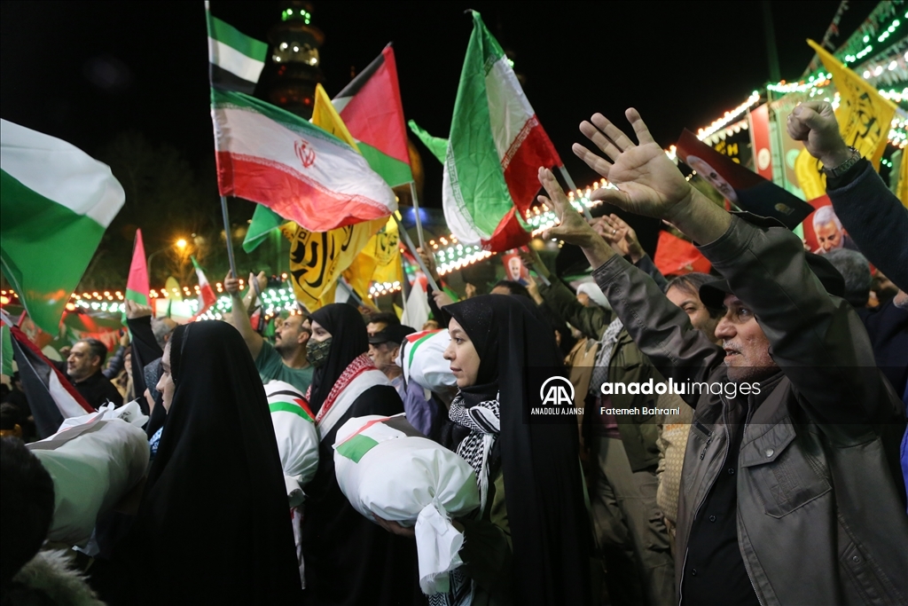 İran'ın Şam’daki diplomatik misyonuna düzenlenen saldırı Tahran'da protesto edildi