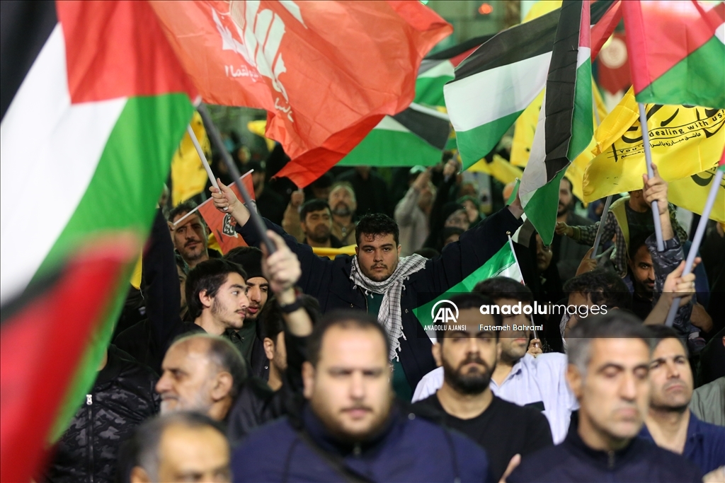 İran'ın Şam’daki diplomatik misyonuna düzenlenen saldırı Tahran'da protesto edildi