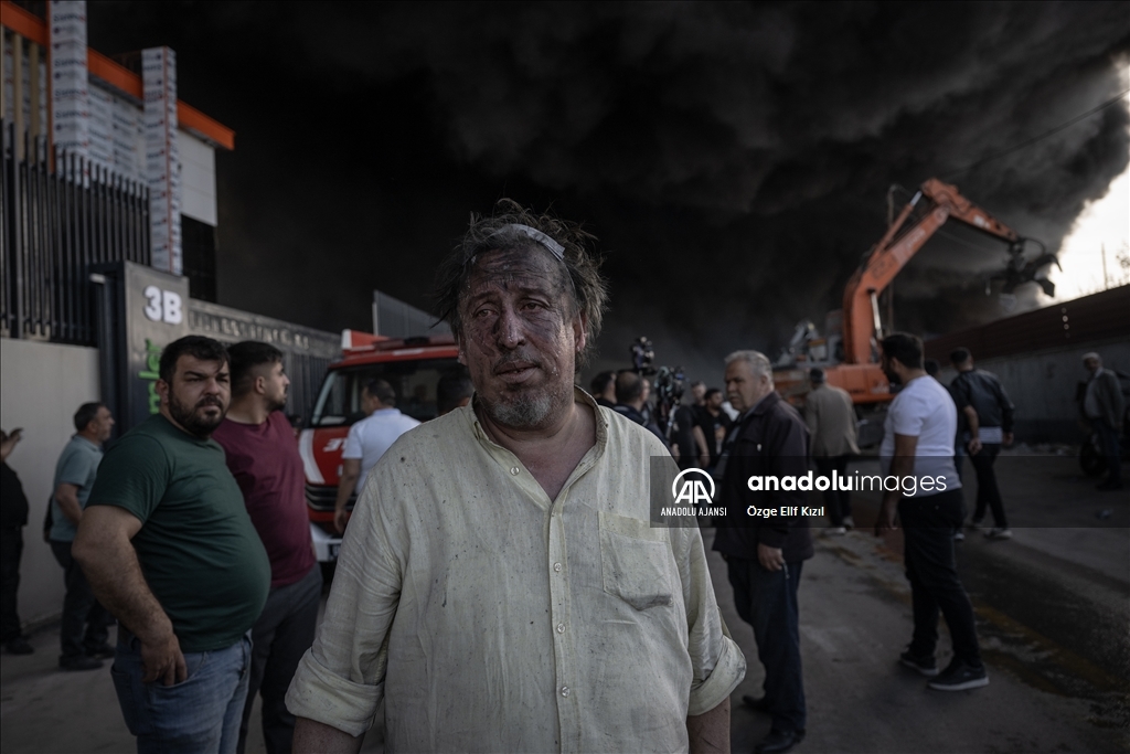 Ankara Hurdacılar Sanayi Sitesi'nde yangın çıktı