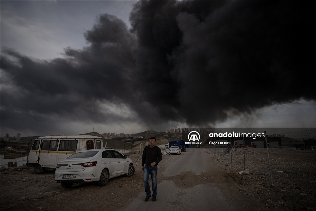 Ankara Hurdacılar Sanayi Sitesi'nde yangın çıktı