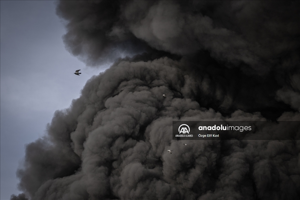 Ankara Hurdacılar Sanayi Sitesi'nde yangın çıktı