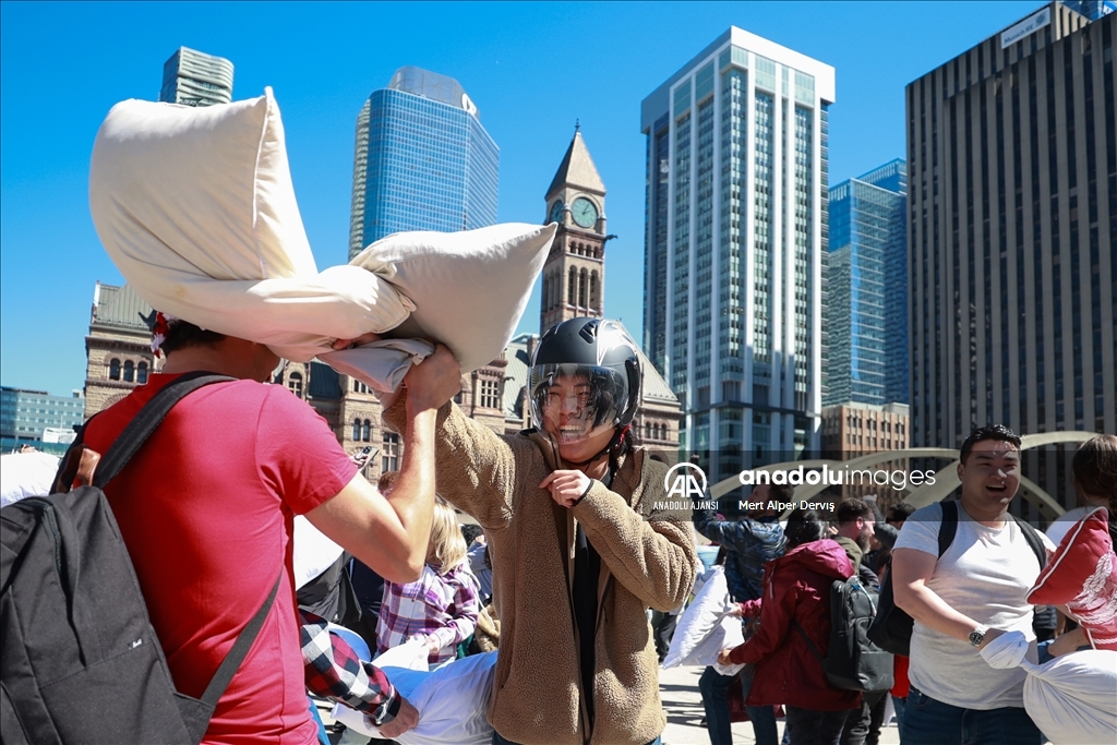 Toronto'da Uluslararası Yastık Savaşı Günü
