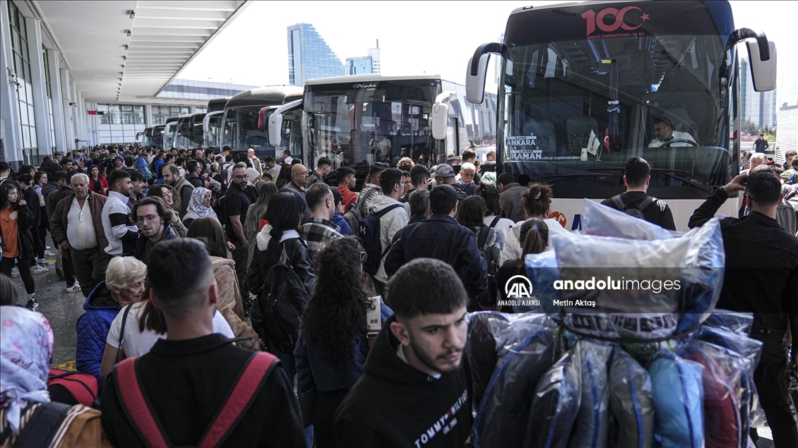 AŞTİ'de Ramazan Bayramı yoğunluğu yaşanıyor