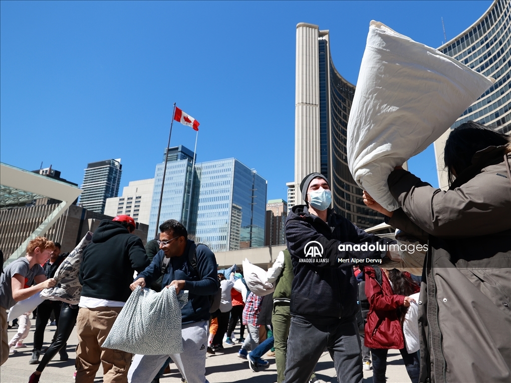 Toronto'da Uluslararası Yastık Savaşı Günü