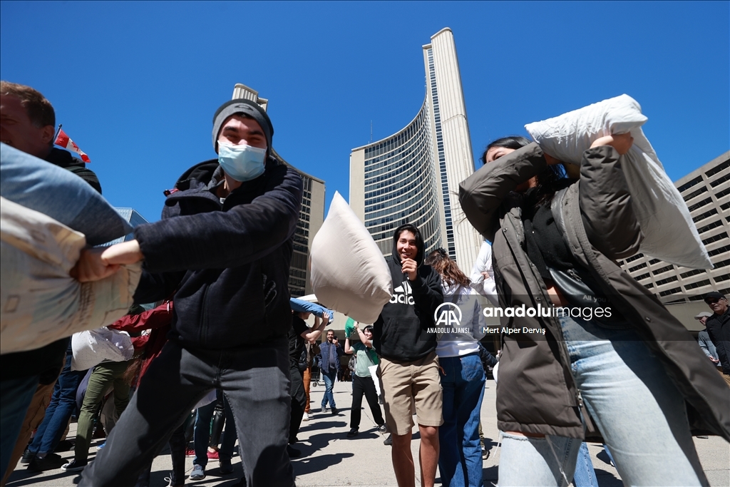 Toronto'da Uluslararası Yastık Savaşı Günü